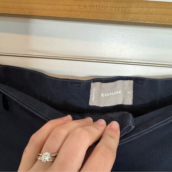 Everlane Men’s Transit Shorts 9” Stretch Chino Golf Navy Blue Size 32 - Picture 4 of 6